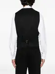 Хлопковый жилет TAGLIATORE, черный - фото 4