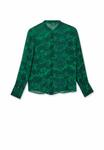 Блуза HEYANNO Button-down blouse, Garden Green/Green - фото 4