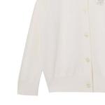 Свитер детский Burberry на пуговицах, белый - фото 4