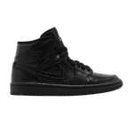 Кроссовки Air Jordan Wmns Air Jordan 1 Mid 'Black Snakeskin', черный - фото
