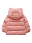 Стеганая куртка с капюшоном Moncler Enfant, розовый - фото 2