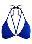 Лиф бикини Vilebrequin с треугольными чашками, синий - фото