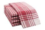 Чайные полотенца набор  Zollner, красный - фото