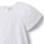 Топ Janie and Jack Lace, белый - фото 2