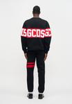 Толстовка GCDS BAND LOGO CREWNECK, Black/Red/White/Black - фото 4