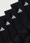 Носки Adidas Performance CUSHIONED CREW 6 PAIR PACK, Black/White/Black - фото 2