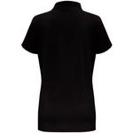 Женская рубашка-поло с короткими рукавами и контрастом Asquith & Fox, черный - фото 2