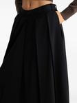 Patou плиссированная юбка миди, черный - фото 4