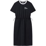 FILA Белое женское платье с короткими рукавами - фото