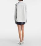 Агро хлопковая сорочка из поплина Khaite, Ice Blue - фото 3