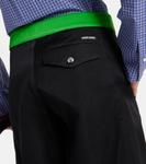 Атласные шорты Miu Miu, Nero+Erba - фото 5