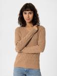 Тонкий вязаный свитер Williot Sweater, бежевый - фото 4
