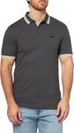 BOSS Мужская поло с коротким рукавом Paddy, Asphalt - фото