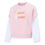 Свитер 2-fer graphic vest top logo 'pink' Puma, розовый - фото