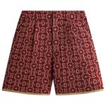 Шорты Kith Textured Stitch Allen Short, красный - фото