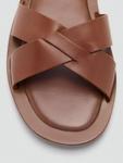 Кожаные гладиаторские сандалии ice Mango, Medium Brown - фото 4