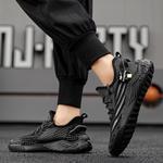 Низкие кроссовки для бега мужские черные Binary - фото 8