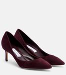 Замшевые туфли Romy 60 Jimmy Choo, Deep Merlo - фото