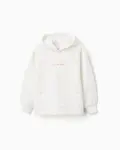 Детская толстовка на вешалке с капюшоном Zippy, белый - фото