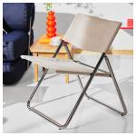 Складной стул MOFALLA IKEA, нержавеющая сталь/бежевый - фото 2