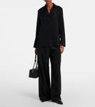 Блуза из шелкового кади с добавлением шелка Dover Max Mara, черный - фото 2