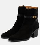 Замшевые ботильоны Tod's, Nero - фото 3