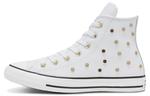 Кеды Converse Chuck Taylor All Star Studs High Top Leather Spot Rivet White Women's - фото