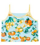 Майка из хлопка с принтом Dolce&Gabbana, синий - фото 4