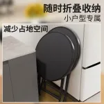 Комплект садовой мебели Baying, 2 стула Bordeaux, круглый стол, 60 см, складной, прозрачная столешница - фото 6