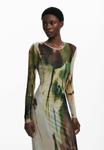 Платье Desigual Maxi dress, Green - фото 3