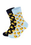 Носки 2-PACK RUBBER DUCK Happy Socks, мультиколор - фото 2