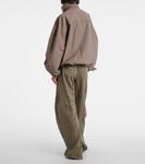 Вышитая куртка Acne Studios, Mud Grey - фото 3