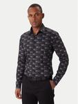 Рубашка casual fit Ermo 50555775 Hugo, черный - фото