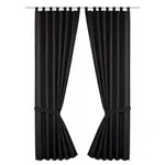Штора Lahnstein с петлями, 2 шт. Wirth, черный - фото 3