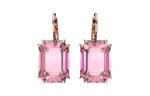 Серьги-капли Millenia Crystal Swarovski, розовый - фото 3