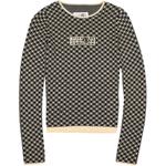 Интарсия лонгслив MM6 Maison Margiela, черный - фото