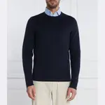 Шерстяной свитер обычного кроя Calvin Klein, синий - фото