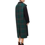 Пальто женское зеленое Loewe - фото