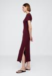 Платье GAP MODERN RIBBED MAXI, Tuscan Red/Red - фото 2