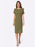 Платье до колена Sieh an!, оливковый - фото