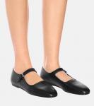 Кожаные балетки Ava The Row, черный - фото 4