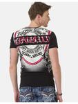Футболка ЧЕРНОГО цвета Cipo & Baxx - фото 3
