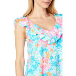 Платье Lilly Pulitzer Alessa Dress, цвет Surf Blue Luscious Lions - фото 2