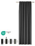 Штора HOOMstyle Blickdicht mit Kräuselband 1x, черный - фото 2