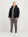 Стеганая куртка JACK & JONES PLUS, черный - фото 4