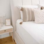 Простыня  Zollner, белый - фото 3