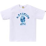 Футболка Bape Abc Camo Ape Face A BATHING APE, черный/синий - фото 3