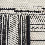 Ковер SAFAVIEH, 275 x 366 см, Natura Collection, Black & Ivory, ручная работа, плоское плетение, бохо-фермерский стиль, шерсть, идеально для помещений с высокой проходимостью в гостиной, спальне (NAT281Z) - фото 7