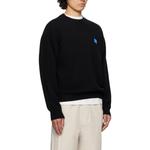 Свитер с круглым вырезом ADER ERROR, черный - фото 3