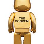 BE@RBRICK Bearbrick x The Conveni x Fragment Gold - фото 4
